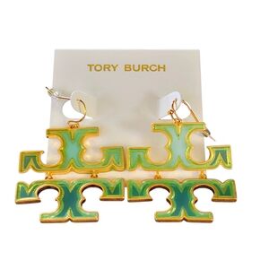 NWOT-Tory Burch Iconic Enamel Earrings